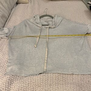 Honeyme Light Gray Hooded Top